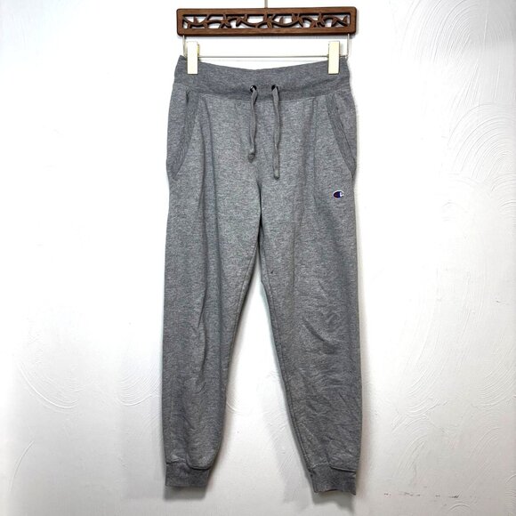 Champion Gray Joggers Sweatpants Active Pants Pull On Drawstring Casual Athletic - Picture 1 of 6
